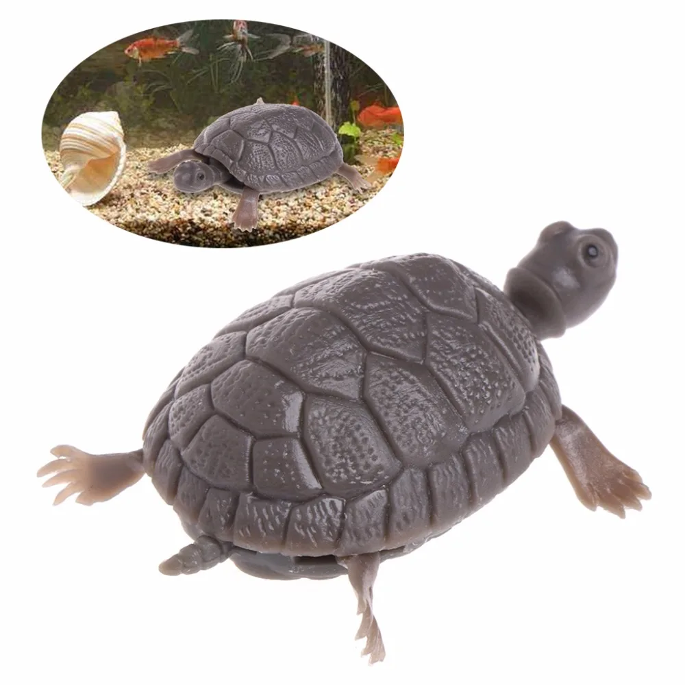 Artificial Turtle Aquarium Fish Tank Decoration Plastic High