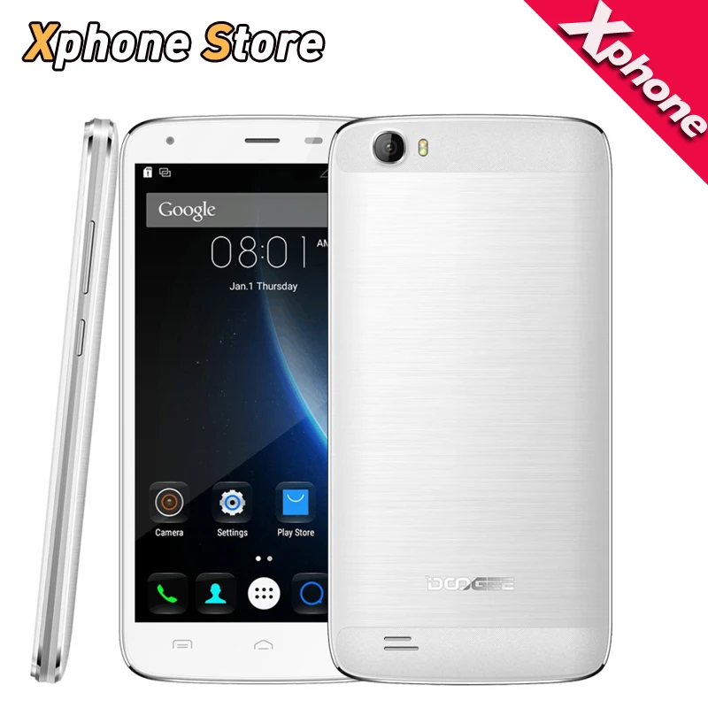 Newest Original DOOGEE T6 PRO RAM 3GB ROM 32GB Smartphone 5.5'' HD Screen 4G LTE Android 6.0 Unlocked Cell phone with OTA OTG