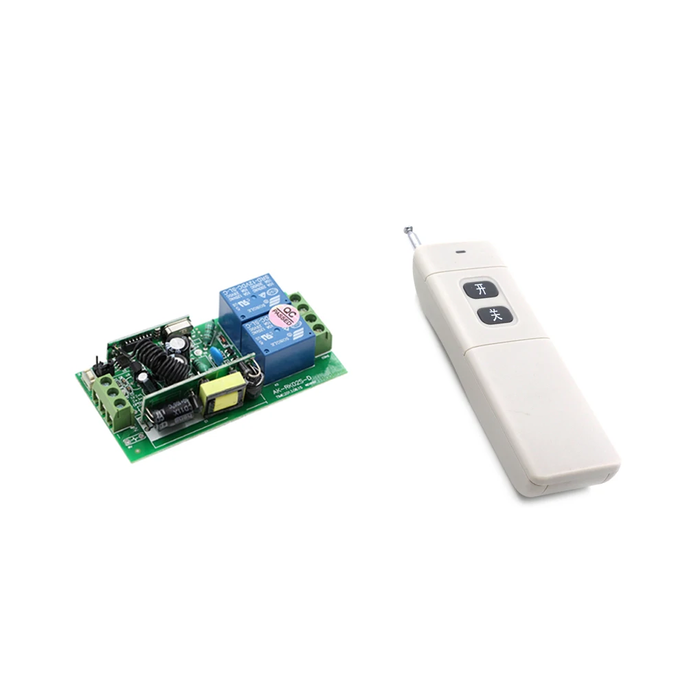 AC 85V 110V 220V 250V 2CH RF беспроводной пульт дистанционного управления Переключатели 1000m