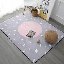 INS Европейский плотный мягкий игровой коврик для детской комнаты современные коврики для спальни большие розовые ковры коврик для ползания для гостиной 120x180 см