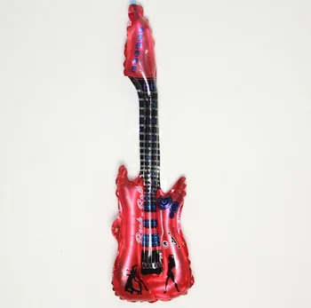 

Guitar Inflatable Rod Strike Stick Aluminum Film Balloon Birthday Wedding Toy Festival Decoration Arrangement Balloon gifts