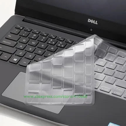 Прозрачный тонкий ТПУ Защита для клавиатуры ноутбука для ухода за кожей кожи Dell Inspiron 15 7000 7570 7560 7460 7560 7472 7572 7370 7570 чехол для клавиатуры