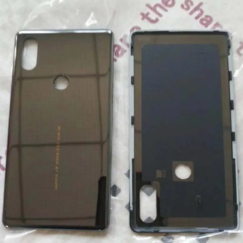 Черный керамический батарейный чехол для Xiaomi mi Mix 2S mi x2S mi x 2S батарейный дверной чехол задняя крышка корпус+ Бесплатный клей