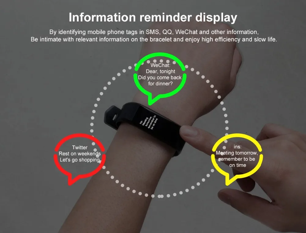Умные браслеты фитнес-трекер фитнес-Браслет Шагомер умный Браслет Монитор артериального давления смарт-браслет для Android IOS
