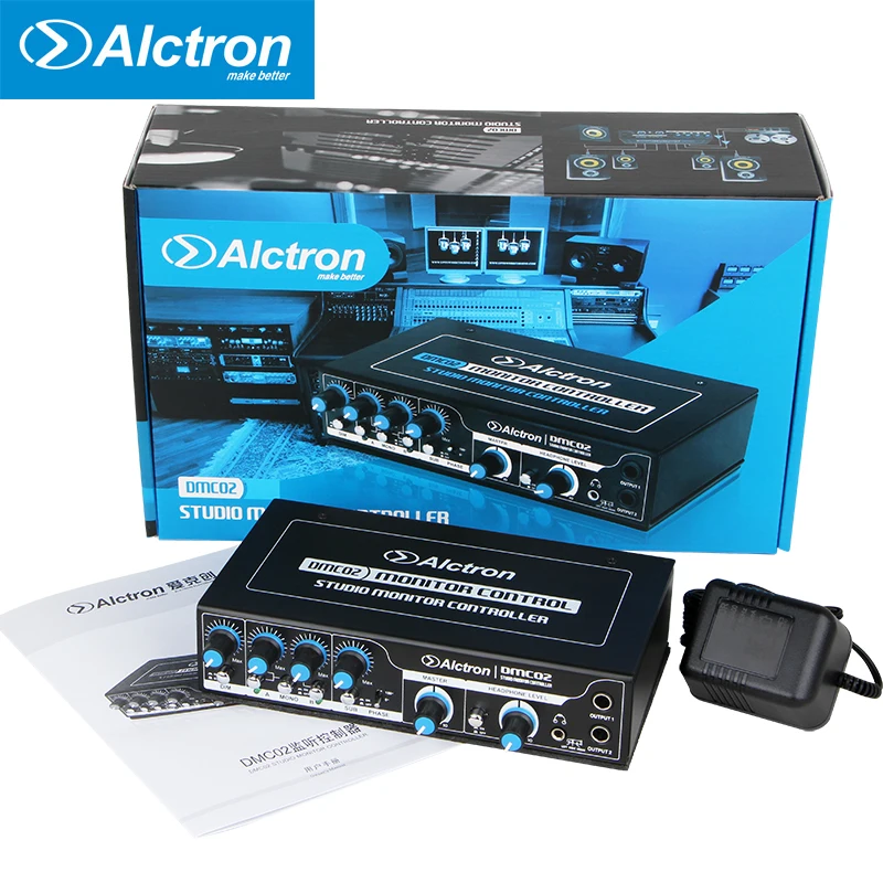 Alctron DMC02 контроллер монитора студийный микшерный монитор контроллер стерео гарнитура усилитель распределения