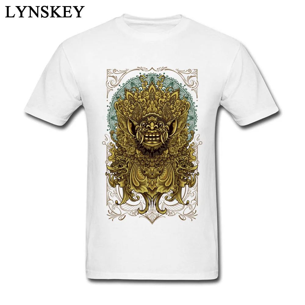 Balinese Barong Reanimation классическая мужская футболка с круглым вырезом коротким рукавом