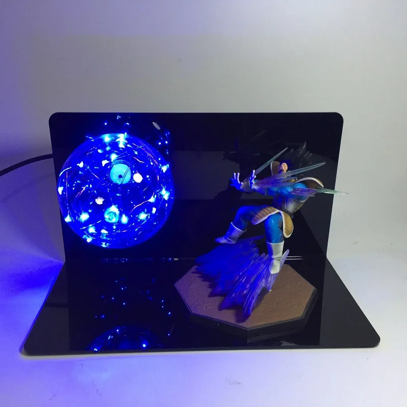 

Dragon Ball Z Super Saiyan Vegeta LED Lamp Toy Anime Dragon Ball LED Light Figure Jouet Display Model Toys Children Gift