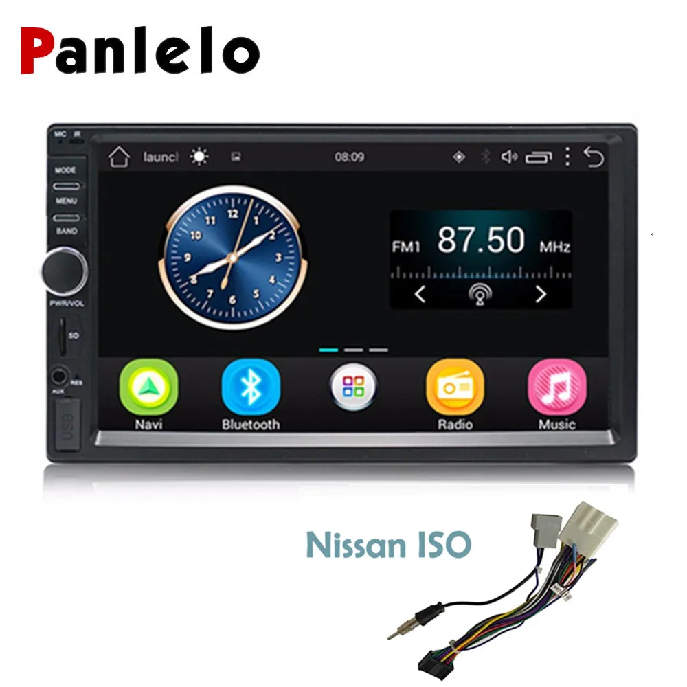 Panlelo Авто Радио 2 Din 7 дюймов Android стерео аудио Bluetooth Wifi FM Радио Видео плеер gps навигация для Nissan Dvr/Dab