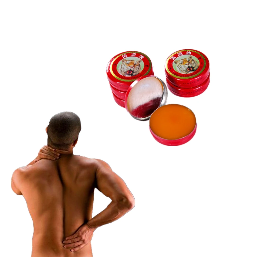 

10pcs/lot Vietnam Tiger Balm Ointment For Cold Headache Stomachache Dizziness Red Tiger Essential oil Pain Relief Cream