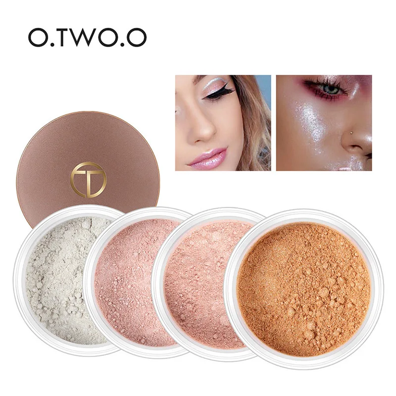 

High Quality Highlighter Contour Palette Make Up Eye Loose Powder Glitter Gold Makeup Palette Powder Makeup Tool