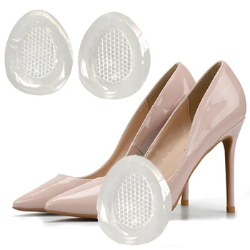 

1Pair Summer Fashion Insoles For Shoes Anti-Slippery Gel Insoles Hard-Wearing Clear Heel Protector High Quality Wholesale