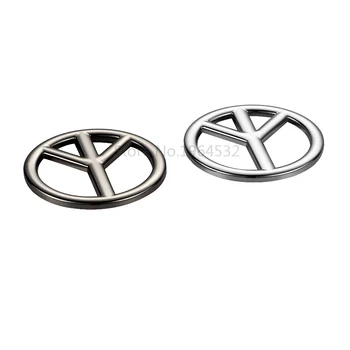 

3D Metal Anti-war Against War Peace logo Sign Symbol Emblem Badge Hollow Out Cool Car Body Decorative Decals Auto Accessories