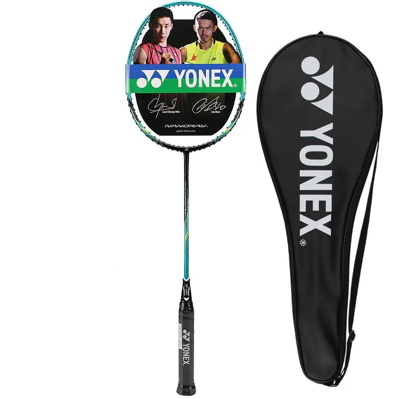 Yonex Nanoray NR10F ракетка для тренировки бадминтона yy 4U супер-светильник, захватывающая ракетка из углеродного волокна - Цвет: NR 10F green