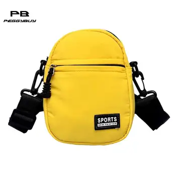 

Men/Women Messenger Bags Nylon Mini Crossbody Bag Unisex Shoulder Bag Fashion Small Handbags modis purse ladies hand bag 2019
