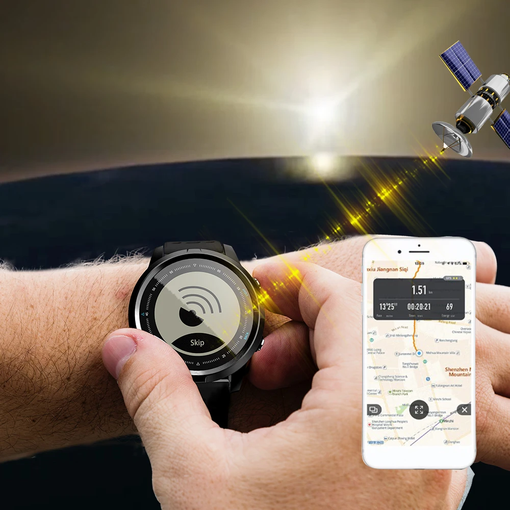 LOKMAT Смарт часы bluetooth gps монитор сердечного ритма Водонепроницаемый IP68 Для мужчин