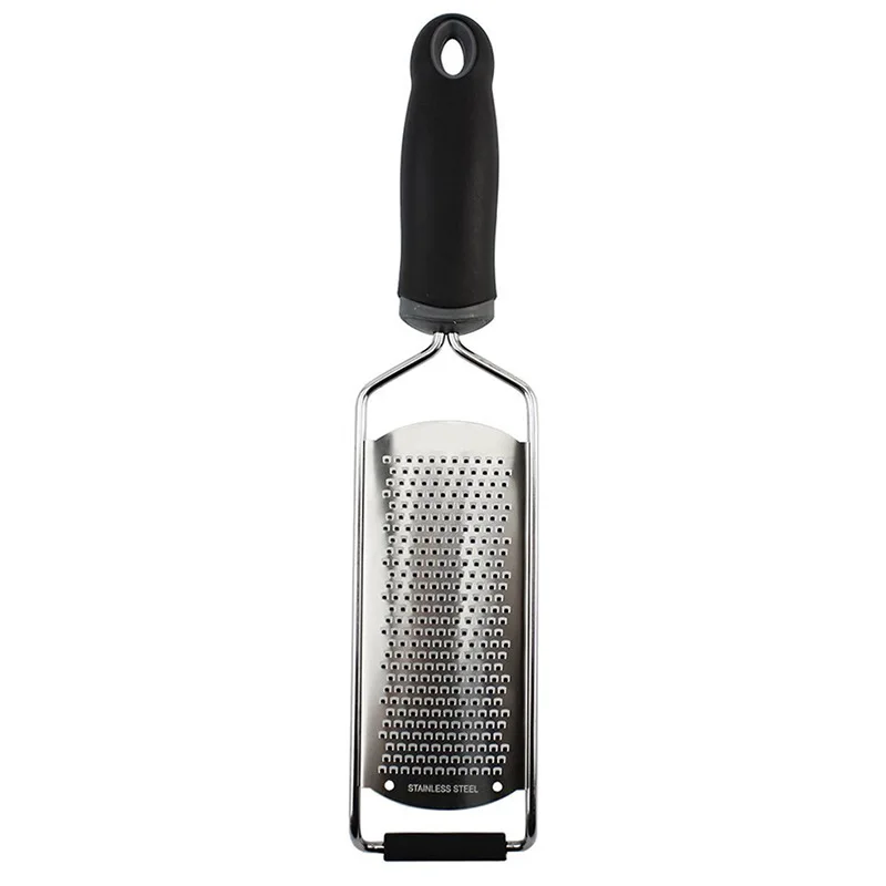 Geebake фирменный Многофункциональный кухонный инструмент терка для сыра лимонный нож для снятия цедры с фруктов с нескользящей ручкой - Цвет: Black