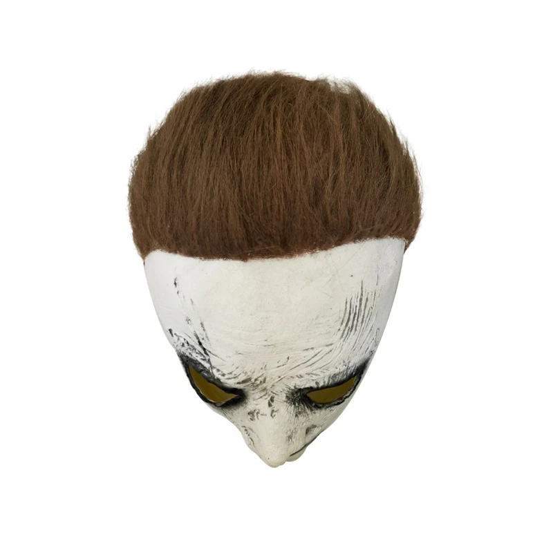Yacn Новый Хэллоуин ужас маска «Майкл Майерс» Латекс Косплей фильм взрослые вечерние полный шлем латексные маски для хеллоуина страшные