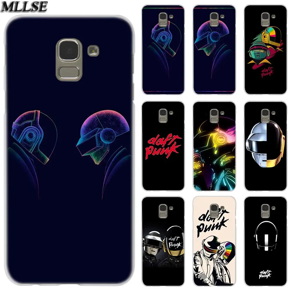 

MLLSECool Band Daft Punk Helmet Case Cover for Samsung Galaxy J2 J4 CORE J3 J5 J7 2016 2017 EU J8 J6 2018 J4 Plus J7 Prime Hot