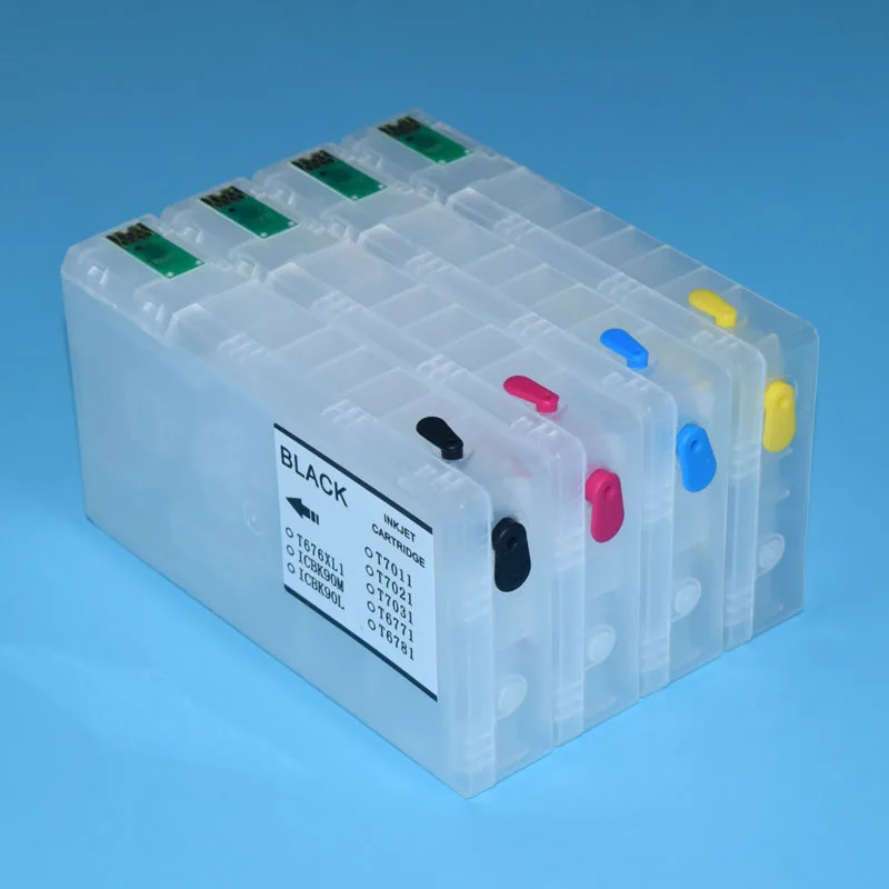 t7901 t7904 refill ink cartridge 4 color with ARC chip for epson wf 5620 wf 4640 wf 4630 wf 5110