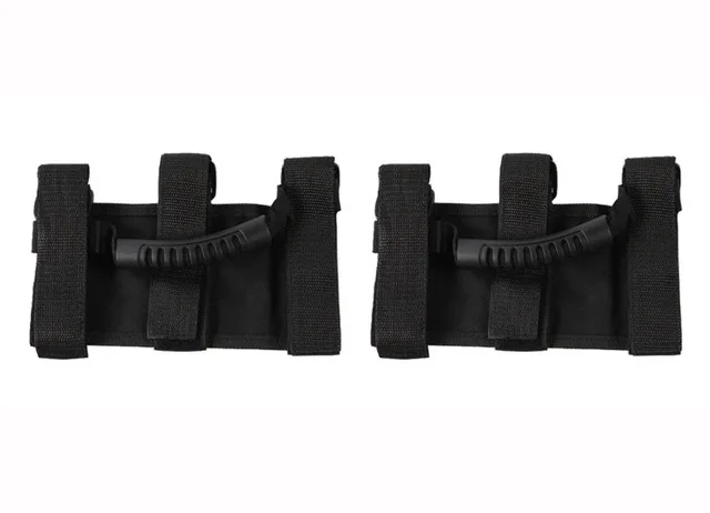 Ролл-бар ручки для Jeep Wrangler YJ TJ JK CJ автомобиль 4x4 4WD бар ручки - Цвет: 2pcs black