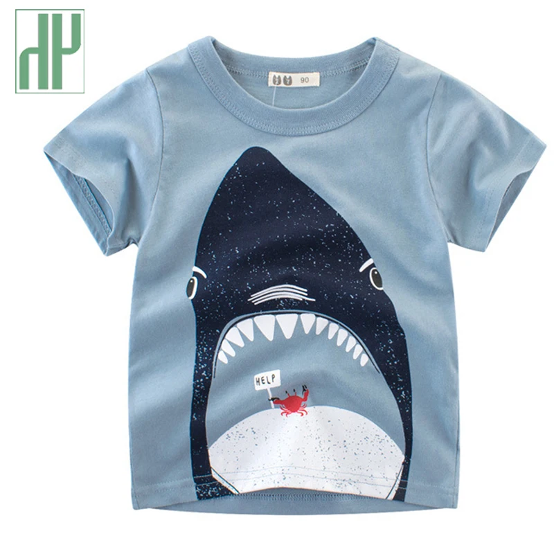 

Toddler Boys Tshirts Animal Print Dinosaur Tshirt Children Clothing Short Sleeve Summer Top Tee Kids Costume 2 6 10 Years