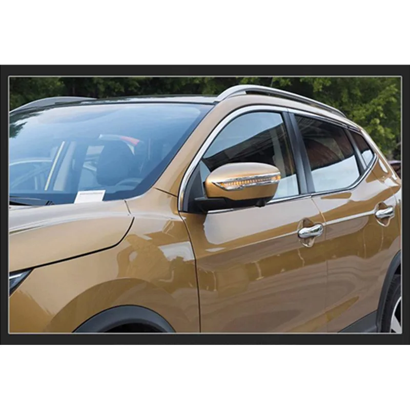 Для 2014 2016 2017 Nissan Qashqai X Trail Murano Rogue Juke боковое зеркало хромированная накладка литья