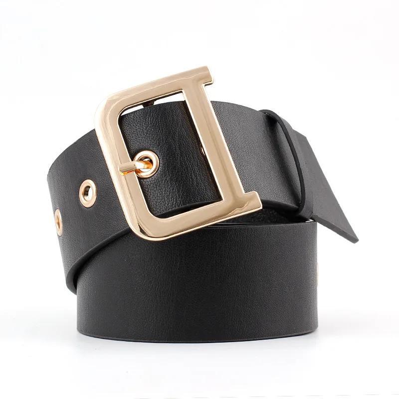 

Luxury Metal Buckle Belt For Women Casual Belts Trendy Smooth Buckle Brand Women's Clothing Accessories Ladies Belts for Dress