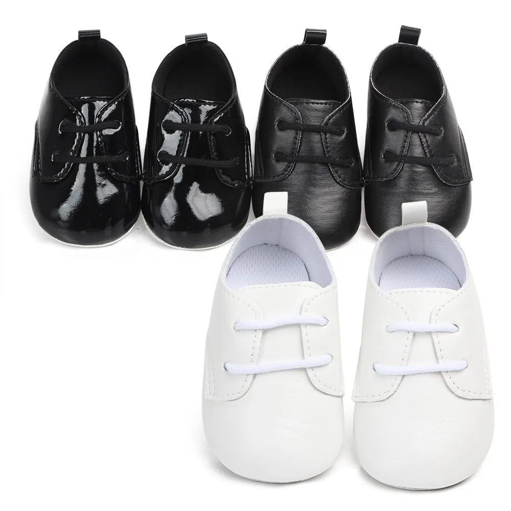 

Toddler Shoes PU Leather Baby Moccasins Solid Casual Sneakers Baby Shoes Autumn/Spring Newborn Boys Girls 0-18M
