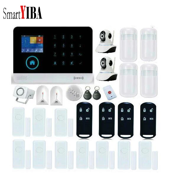 SmartYIBA APP Control Mutli Language Smarts font b Alarm b font System WIFI Network Camera font