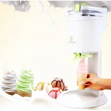 2017 free shipping ice cream maker for home use,electric DIY ice cream machine
