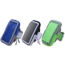 Спортивная Беговая повязка сумка чехол для бега нарукавники Универсальный водонепроницаемый держатель сумки для мобильного телефона открытый ремешок на запястье для телефона