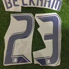 Major League Soccer#23 Beckham Nameset на заказ любое имя номер MLS печать теплопередача футбольная нашивка