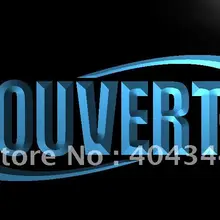 LK174-OUVERT открытое бар светодиодный знак неонового света