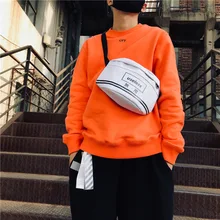 Тренд моды Оксфорд буквы Мужская нагрудная Сумка Простой универсальный кошелек Повседневная молодежная сумка многоцелевой нагрудный мешок