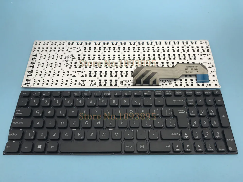 Новая Чешская/Словацкая клавиатура для ASUS F541 F541S F541SA F541SC F541U F541UA F541UV K541 K541U K541UA K541UV