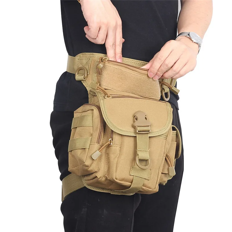

Military Tactical Drop Leg Bag Tool Fanny Thigh Packs for Motorcycle Outdoor Bike Cycling Travel