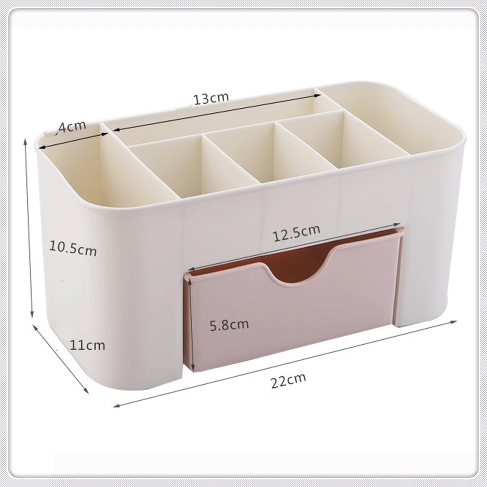 Домашняя коробка для Хранения Туалетных принадлежностей, коробка для макияжа, коробка для отделки ювелирных изделий, многофункциональный ящик рабочий стол, косметическая коробка для хранения CZ303