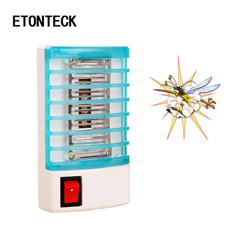 ETONTECK светодиодный мини Отпугиватель комаров 110 В 220 светильник-убийца США ЕС