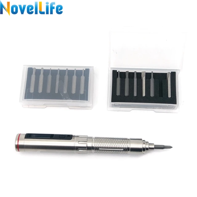 ES121 Mini Precision Electric Screwdriver Cordless Lithium Battery Powered Smart Gyro Motion Control 16pcs Screw Driver Bit Set