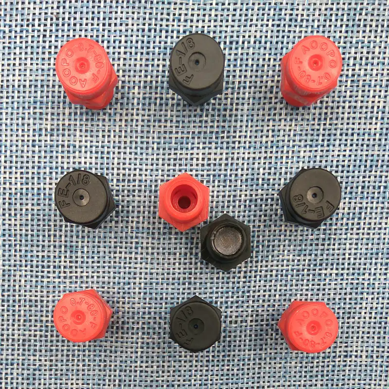 1/8 NPT FE plastic mist nozzle, plastic water spray nozzles, cooling