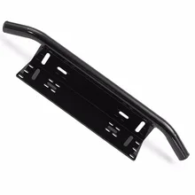 Universal Front Bull Bar Bumper Holder, License Plate Frame Mounting Bracket for Offroad Lights Bar LED SUV Truck Pickup