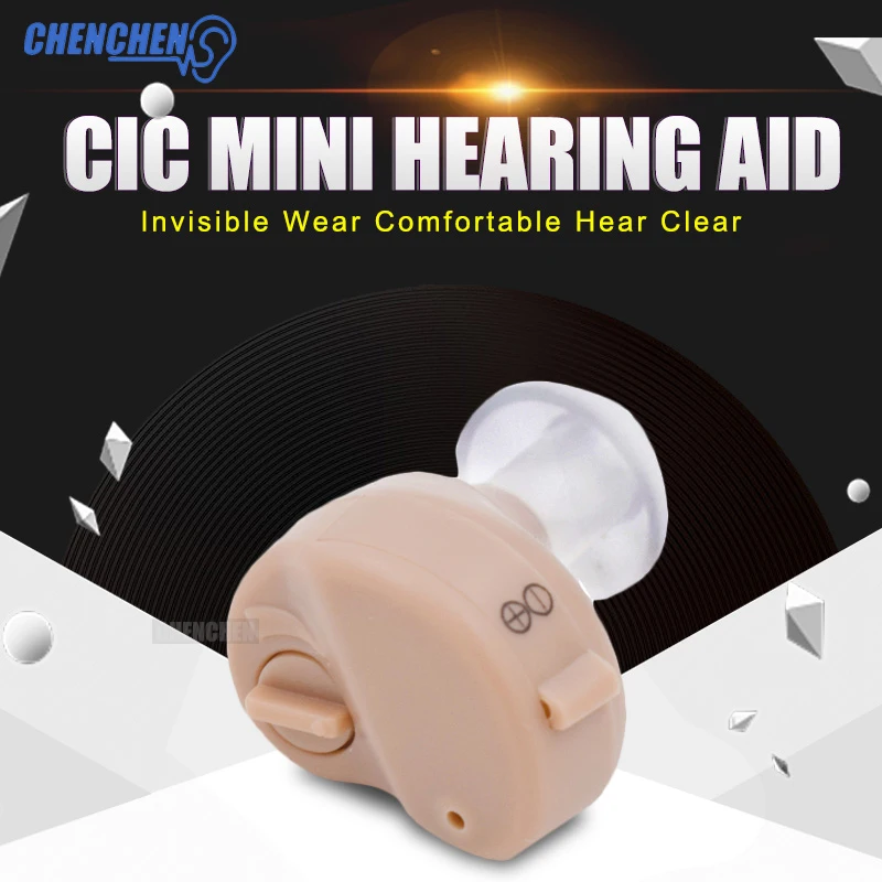 

High Quality New Hearing Aid Portable Small Mini Personal Sound Amplifier In the Ear Tone Volume Adjustable Hearing Aids Care