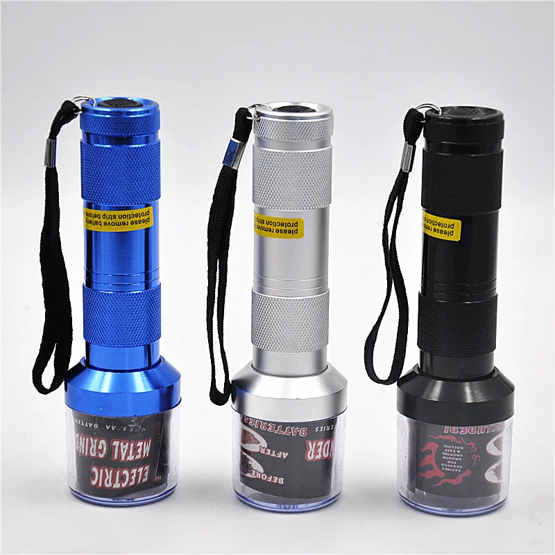 Smoke eliminator Electric Grinder with flashlighter in Cigarette