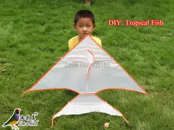 Бесплатная доставка Отдых на открытом воздухе Спорт DIY Детская преподавание Печать Топ Класс Тропические рыбы воздушных змеев