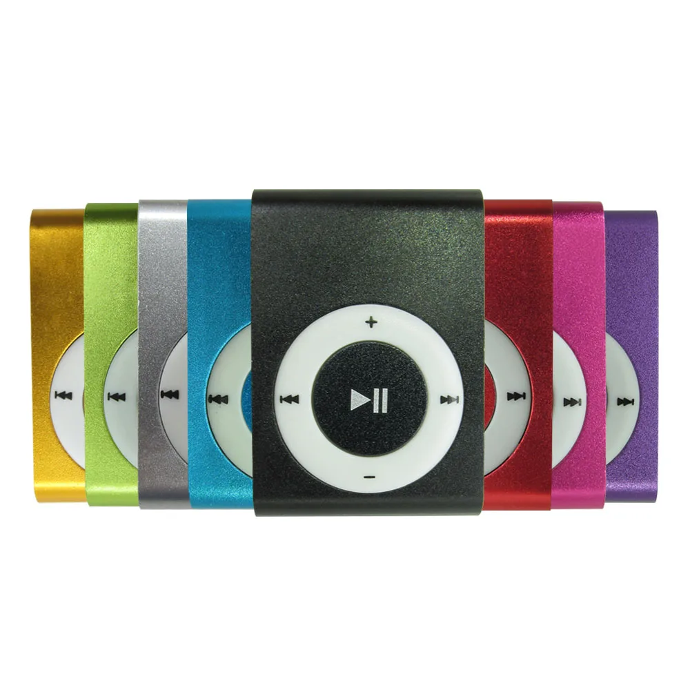 

SZKOSTON Metal Mini MP3 Music Player With Micro TF SD Slot and Clip 8 Colors Black Silver Blue Green Red Rose Red Purple Gold