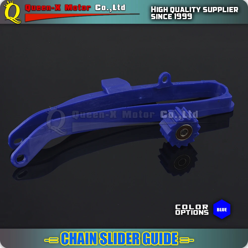 

Queen-X Blue Chain Slider Swingarm Guide Lower Roller Fit For yamaha WR250F 2015-2016 WR450F 2016 YZ250F YZ450F 2009-2017