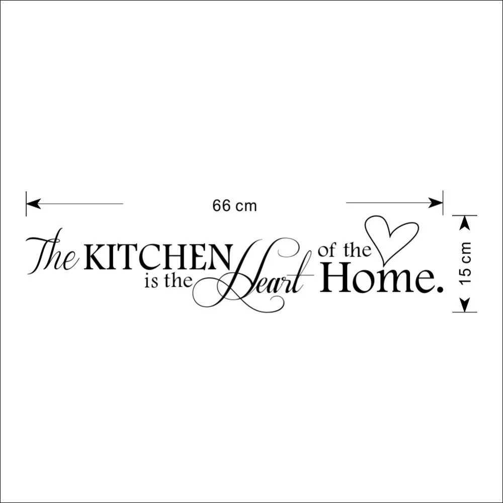 Kitchen Is Heart Of The Home Wall Sticker