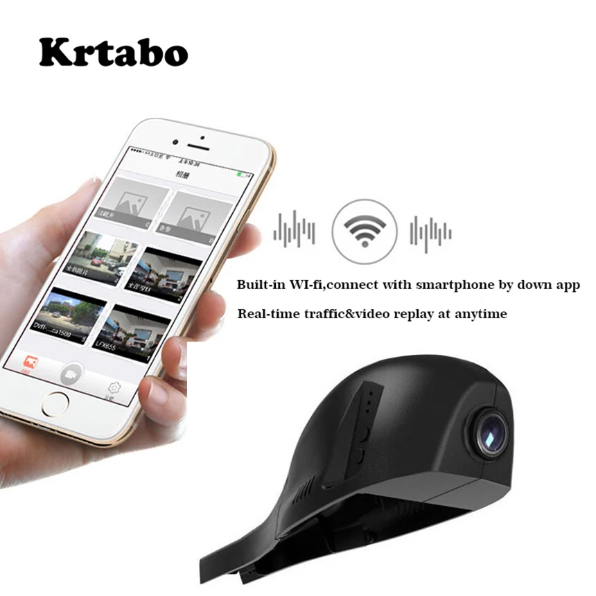 

Car DVR Wifi Video Recorder Dash Cam Camera for olkswagen CC low with 2015 Night Vision APP Control Phone 1080P