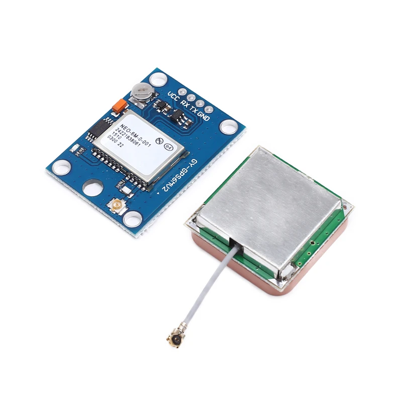 

10PCS NEO-6M GPS Module GY-GPS6MV2 NEO6MV2 Buit-in EEPROM APM2.5 Antenna RS232 TTL Board for Arduino Flight Control 3V-5V Good