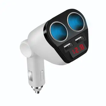 

Adeeing 1 to 2 cigarette lighter car charger Auto Car Dual USB Car Cigarette Lighter Adapter Socket Splitter Fast Charger